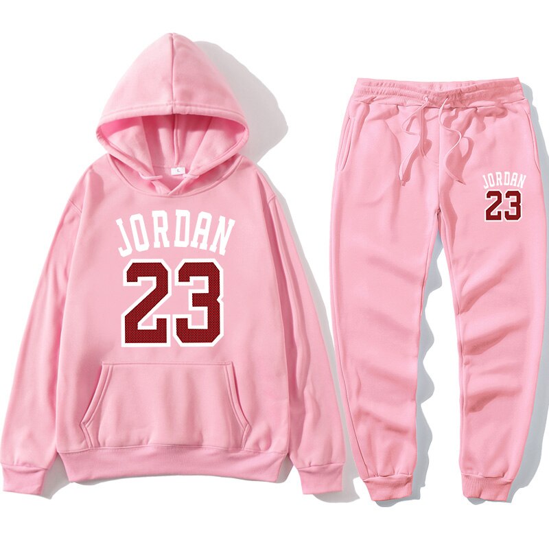 New 2020 hoodie suit basketball 23 track suit sweatshirt wool hooded suit + sweat pants jogging SUPZXU pullover 3XL