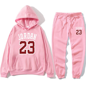 New 2020 hoodie suit basketball 23 track suit sweatshirt wool hooded suit + sweat pants jogging SUPZXU pullover 3XL