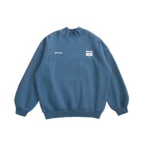 INFLATION Men Thick Fleece Sweatshir Streetwear толстовка 2020 Winter Letter Printing High Collar Loose Sweatshirt Men 1345W