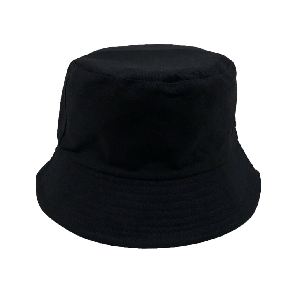 Unisex Embroidered Alien Foldable Bucket Hat Beach Sun Hat Street Headwear Fisherman Outdoor Cap Men and Woman Hat