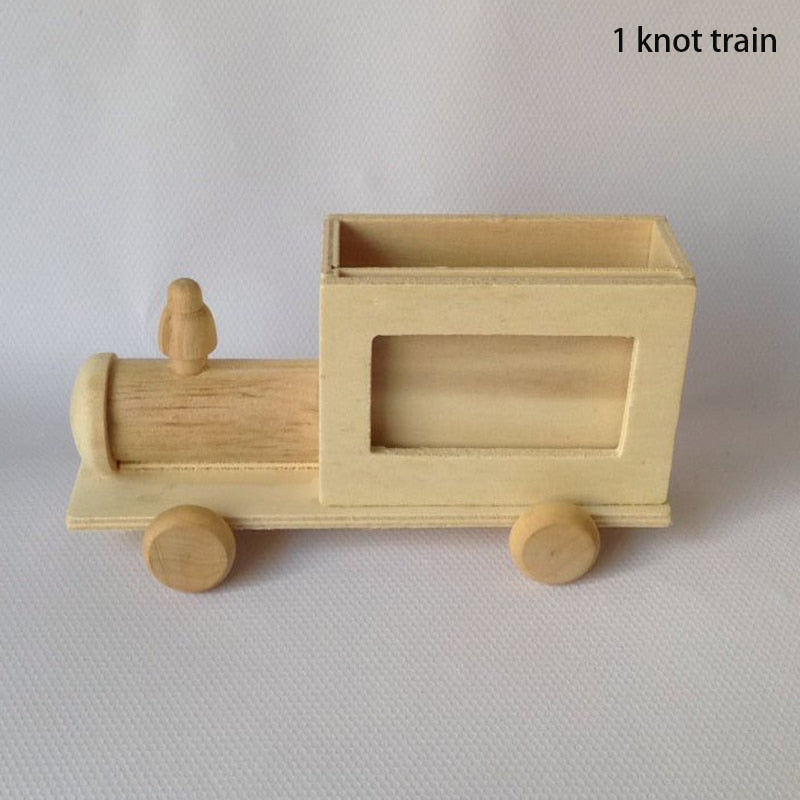 Wooden Christmas Train Ornament Christmas Decoration For Home Santa Claus Gift Toys Crafts Table Deco Navidad Xmas 2021 New Year