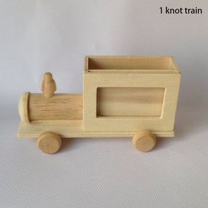 Wooden Christmas Train Ornament Christmas Decoration For Home Santa Claus Gift Toys Crafts Table Deco Navidad Xmas 2021 New Year