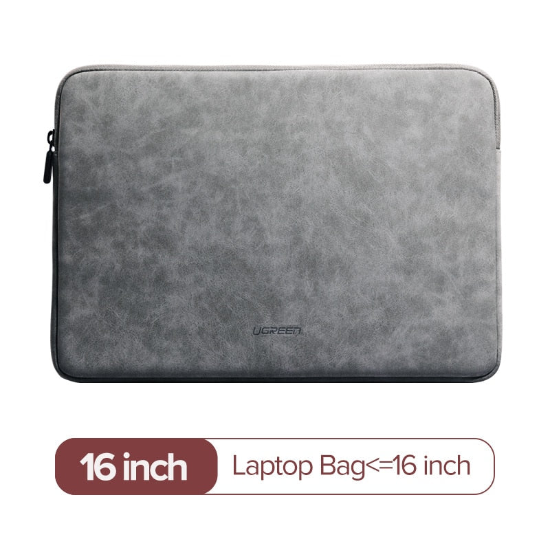 Ugreen Laptop Bag Leather Notebook Bag Case Cover For Macbook Air Macbook Pro 13 Case Laptop Funda iPad Pro Air Sleeve Case