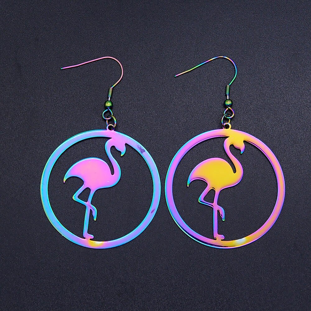 Vni and Mia 100% Stainless Steel Boho Lotus Dream Catcher Earring For Women Wholesale Fashion Bohemia Jewelry Dropshipping
