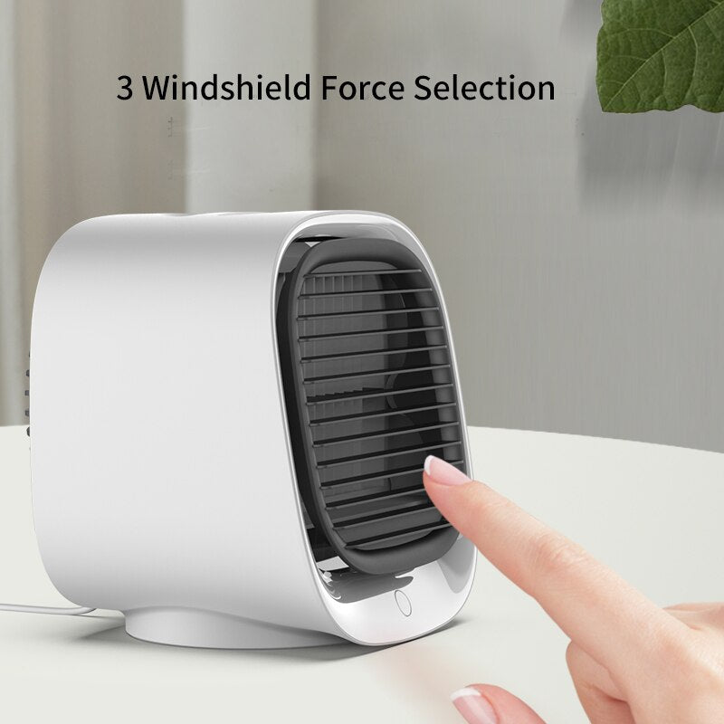 SaengQ ventilateur Portable Mini climatiseur ventilateur humidificateurs refroidisseur d'air ventilateurs USB refroidisseur Table ventilateur pour bureau dispositif de réfrigération