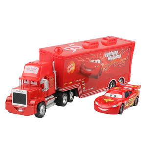 Disney Pixar Cars 2 3 Toys Lightning McQueen Jackson Storm Mack Uncle Truck 1:55 Diecast Model Car Toy Children Christmas Gift