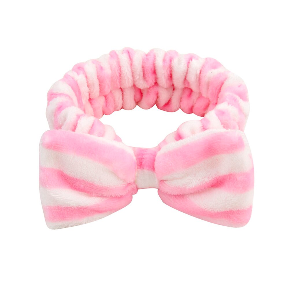 Wash Face Bow Hairbands For Women Girls
