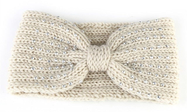 New Knitted Knot Cross Headband for Women Autumn Winter Girls Hair Accessories Headwear Elastic Hair Band Hair Accessories