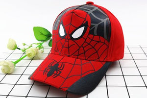 Anime Disney Marvel Frozen Mickey Mouse Kids Hat Boy Girl Travel Caps Spiderman Mickey Minnie Baby Caps Figure Gift Toys 2-8Y