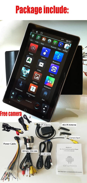 2 din Android 9 car multimedia radio player universal TDA7851