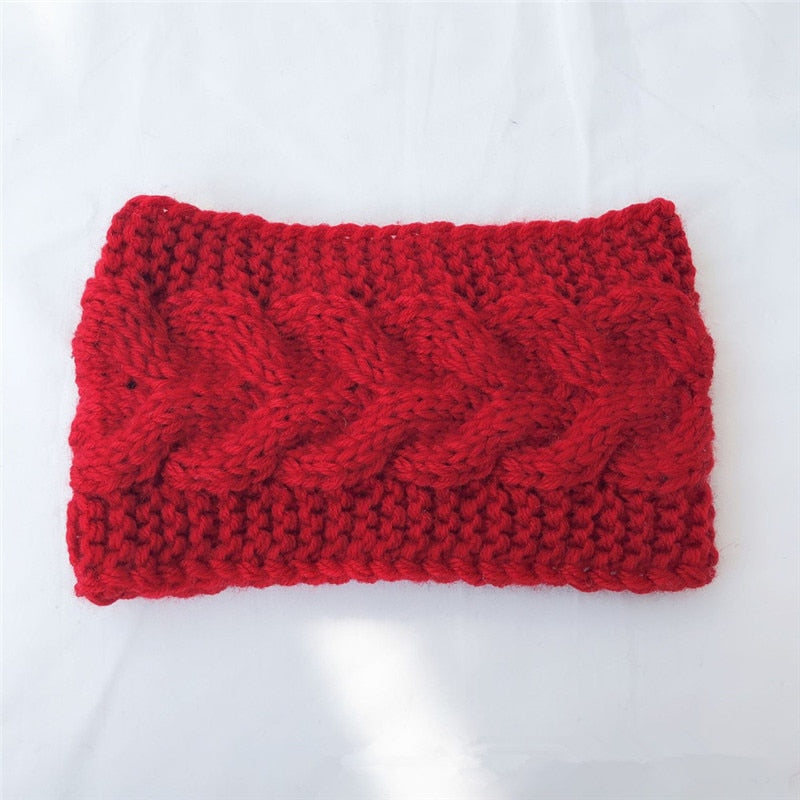 New Knitted Knot Cross Headband for Women Autumn Winter Girls Hair Accessories Headwear Elastic Hair Band Hair Accessories