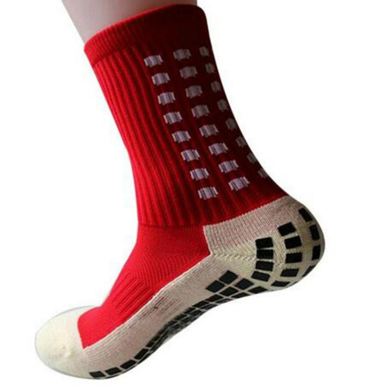 New Men Anti-Slip Football Socks High Quality Soft Breathable Thickened Sports Running Cycling socks Hiking Women Soccer Socks