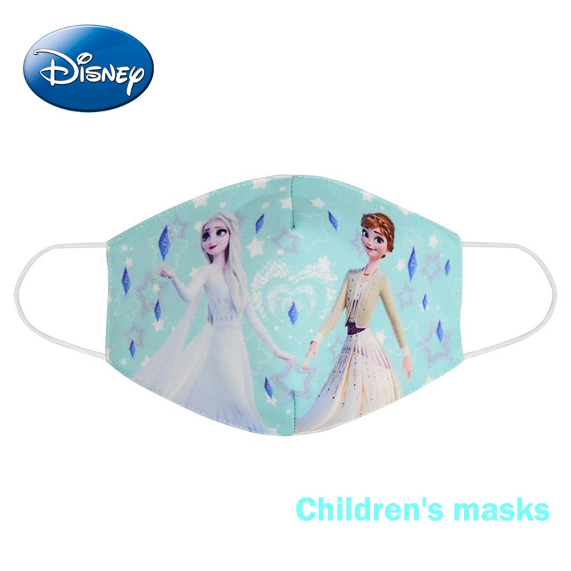 Disney congelé dessin animé bouche masque Anti poussière masque visage princesse Anna Elsa cotons masques pour enfants enfants réutilisables