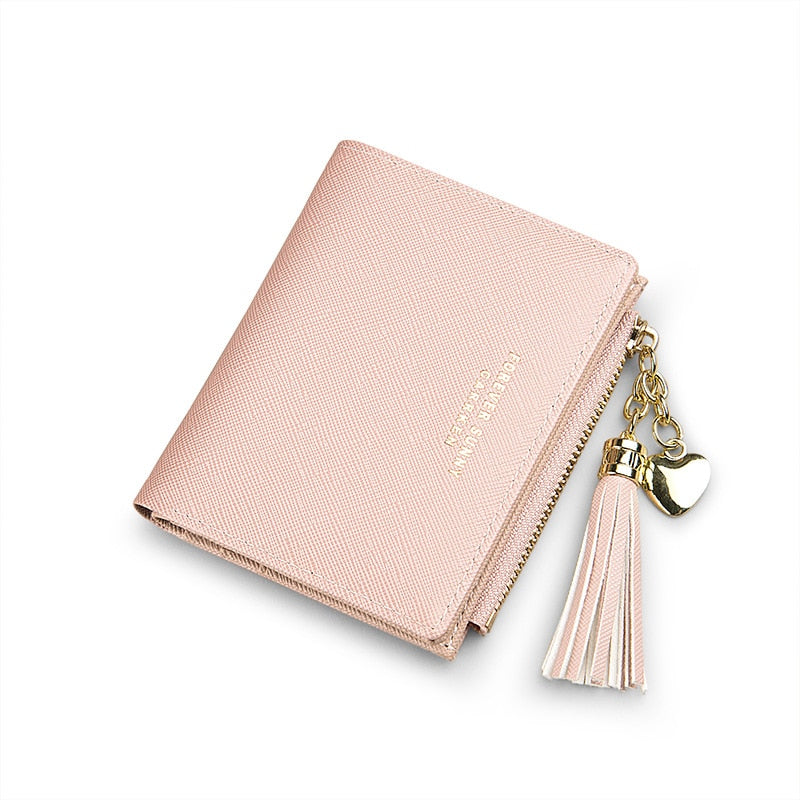 Cute Wallet Women Short Leather