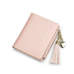 Cute Wallet Women Short Leather