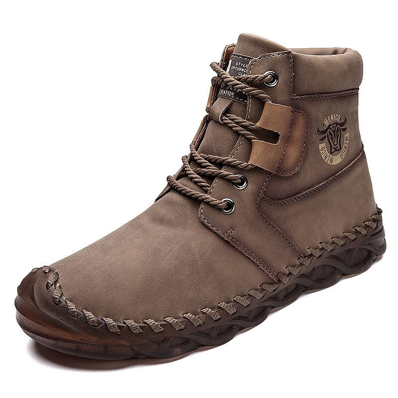 2020 Autumn Early Winter Shoes Men Boots Non-slip Mens Ankle Snow Boots Early Winter Male Footwear Fashion Brand KA2572