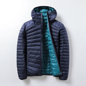 2020 Women Down Jacket Women Parks Ultra Light Feather Double Side Windbreaker Reversible Autumn Winter Female Coat Brand Tops