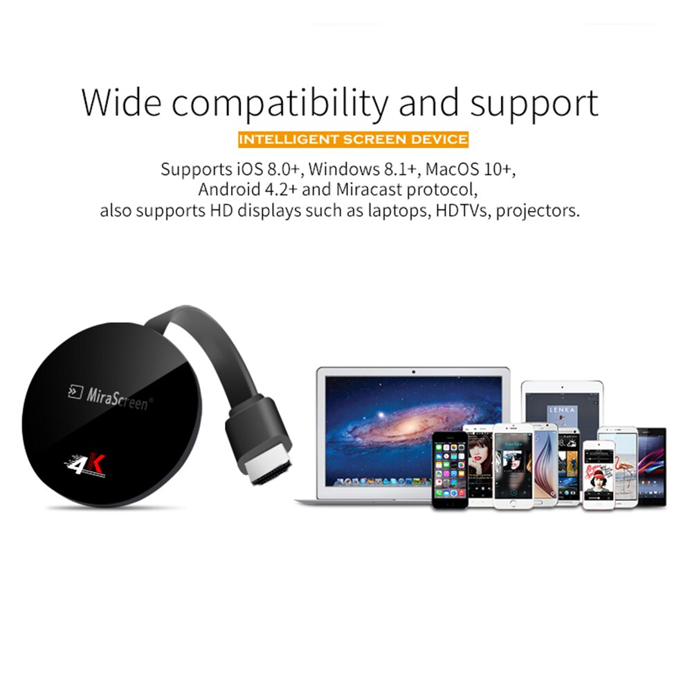 4K Ultra bâton de télévision sans fil WiFi affichage Dongle récepteur Original Chromecast 2 3 Chrome Google Home HDMI HD DLNA Miracast Android