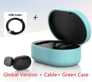 Original Xiaomi Redmi Airdots TWS Xiaomi sans fil écouteur stéréo basse BT 5.0 réduction de bruit robinet contrôle écouteurs AI contrôle