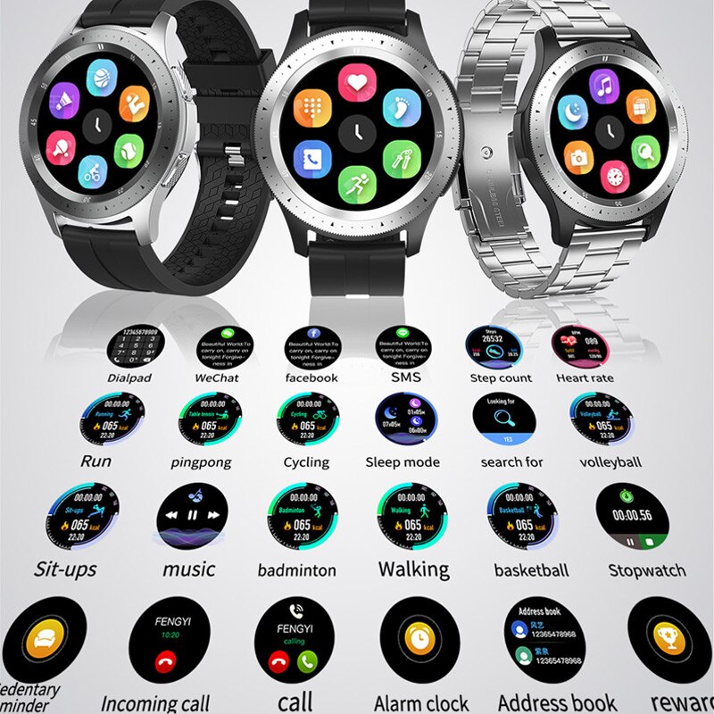 Smart Watch Men Women Bluetooth Call Full Touch Screen
