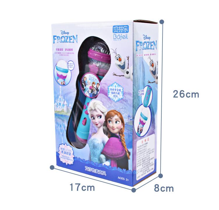 Original Disney Elsa Anna Olaf Girls Princess Frozen 2 Toys Singing Microphone Music Amplified Baby K Song Girl Children Gift