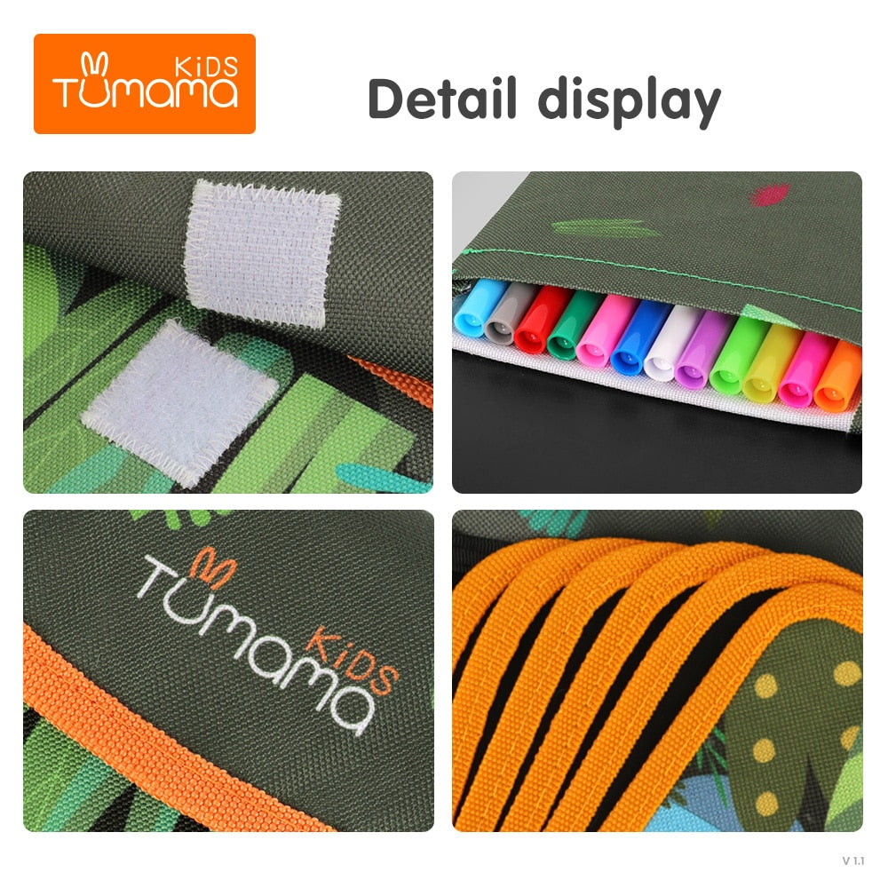 Tumama Drawing Board Book Animal Coloring Book DIY Blackboard Painting with Felt-tip Pens Kids Toys Birthday Gift libro pizarra