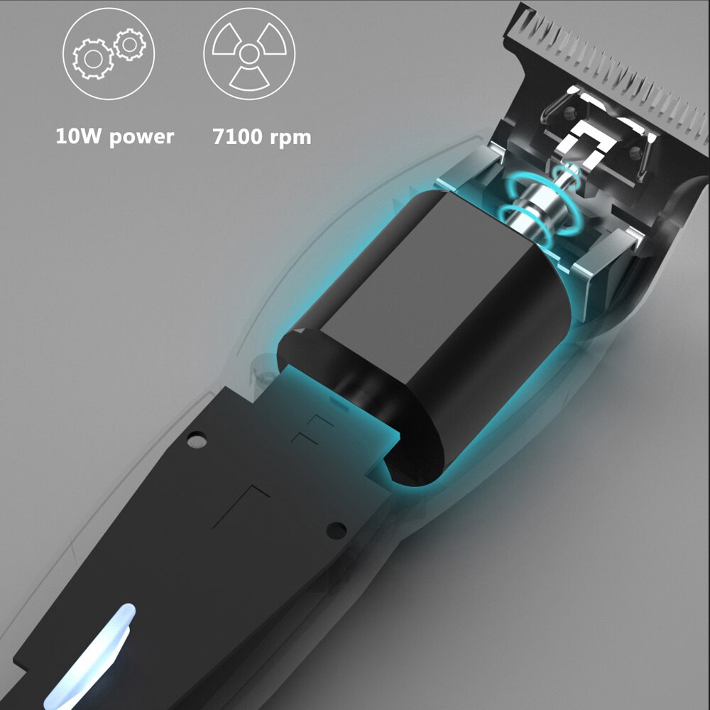 XiaoMi ENCHEN Hair Clipper Professional Trimmer Men's Beard Cutting Machine USB Charging Wireless Trimmer Waterproof Hair Trimme