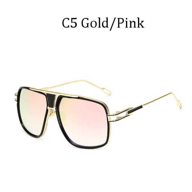 Lunettes de soleil rétro de haute qualité | Grand cadre pour hommes, lunettes de conduite carrées pour femmes, lunettes de soleil 12 couleurs Gafas, nouvelle mode 2019