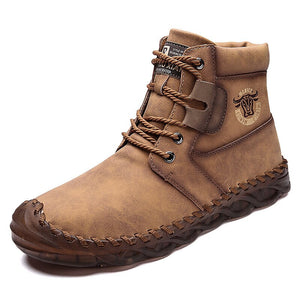 2020 Autumn Early Winter Shoes Men Boots Non-slip Mens Ankle Snow Boots Early Winter Male Footwear Fashion Brand KA2572
