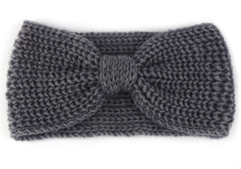 New Knitted Knot Cross Headband for Women Autumn Winter Girls Hair Accessories Headwear Elastic Hair Band Hair Accessories