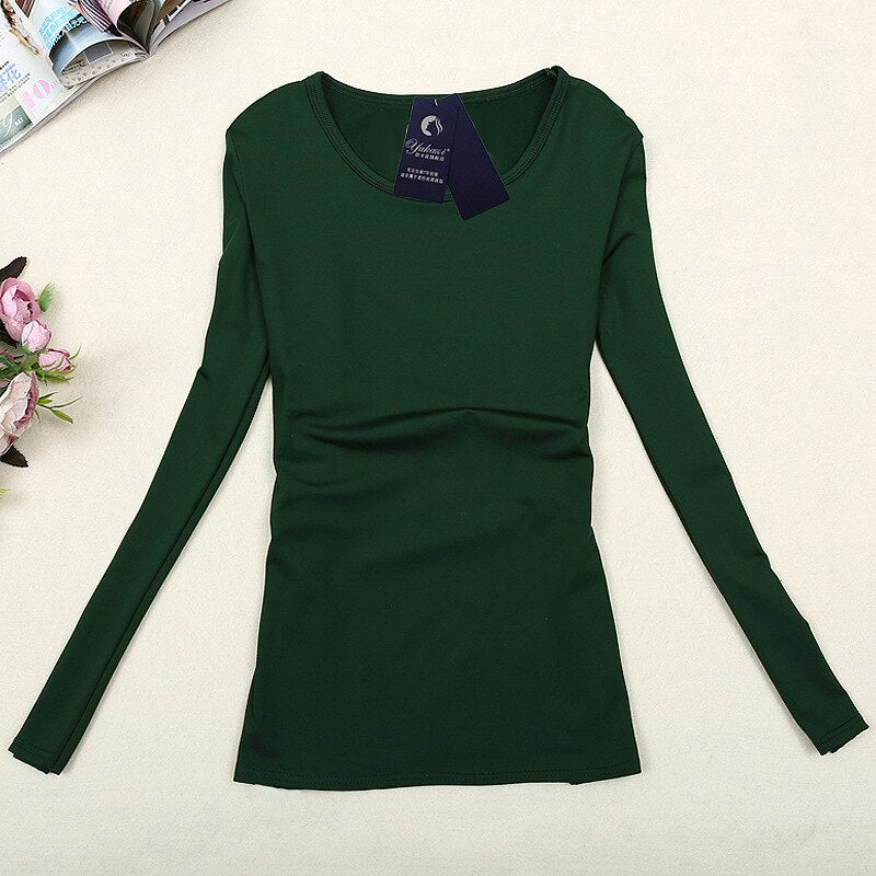 New Autumn Sweater Women Long Sleeve Plus Velvet Women Casual Bottoming Shirt Women Pullover Sweater Pull Femme Sweatershirt
