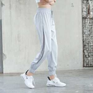 Sport femmes pantalon ample été séchage rapide respirant grande taille vêtements de Sport Yoga Fitness course pantalons d'entraînement filles pantalon de Sport