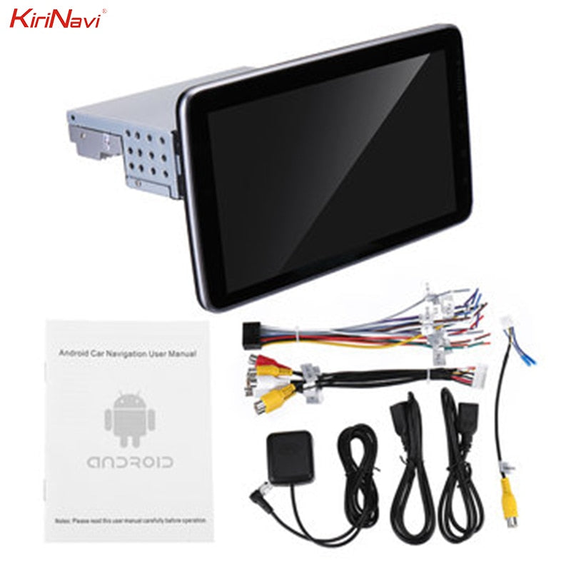 KiriNavi 10.1 Inch for Android 8.1 Car Multimedia PlayerStereo 360 Degree Rotation Radio 1+16G 2.5D HD Screen GPS Navigation