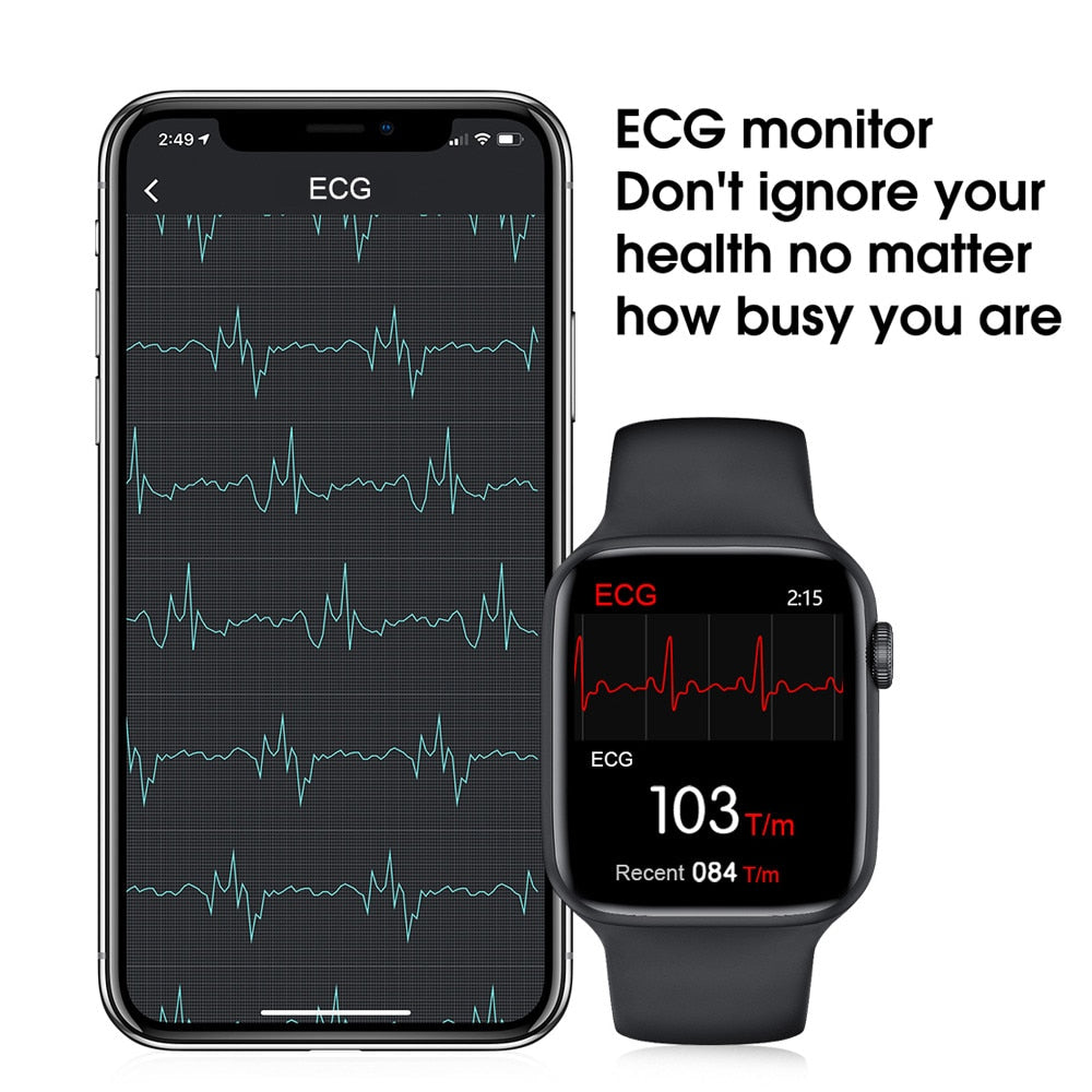 2020 iwo W26 Men ip68 Waterproof Smart Watch Series 6 ECG Heart Rate call watch Women Smartwatch For Android IOS