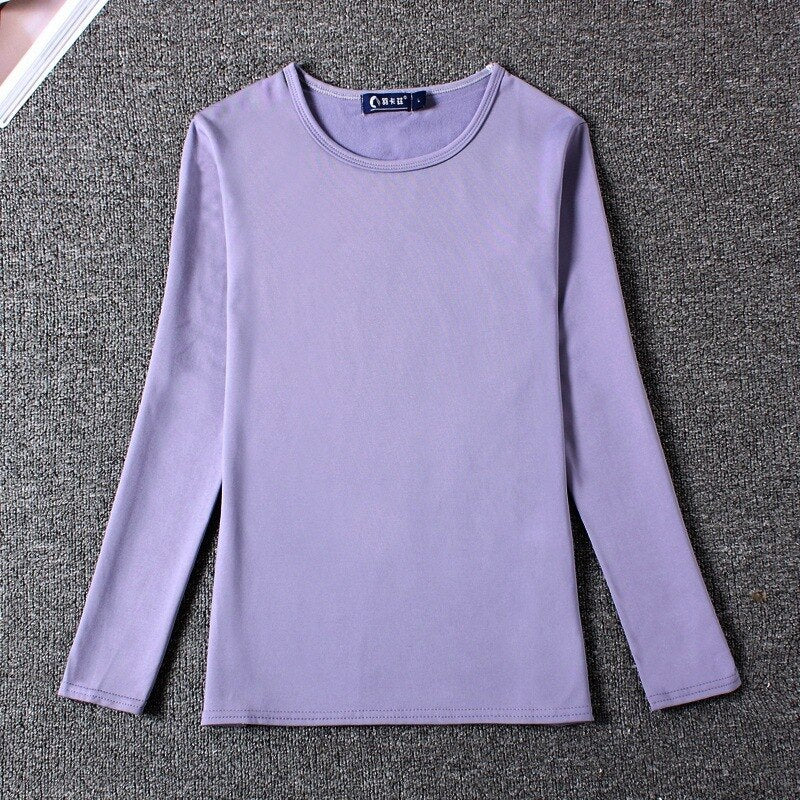 New Autumn Sweater Women Long Sleeve Plus Velvet Women Casual Bottoming Shirt Women Pullover Sweater Pull Femme Sweatershirt