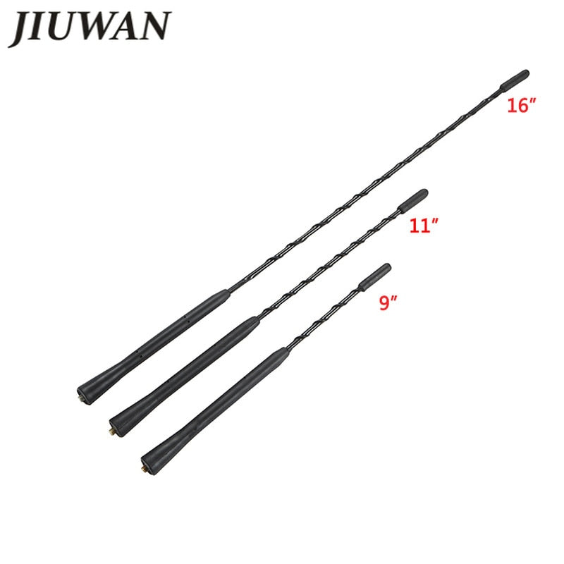 9/11/16 Inch Universal Car Roof Mast Whip Stereo Radio FM/AM Signal Aerial Amplified Antenna For VW BMW Benz Mazda Audi Toyota