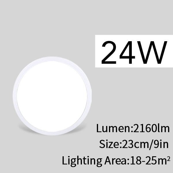 Living Room lights LED Ceiling Lamp Ultra-thin Cold White18W 24W 36W 48W lighting fixture Ceiling Lights for Bedroom and kitchen