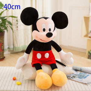 New 10/30/40/50cm Mickey Mouse Minnie Plush Dolls Animal Stuffed Toys Birthday Christmas Gift for Kids
