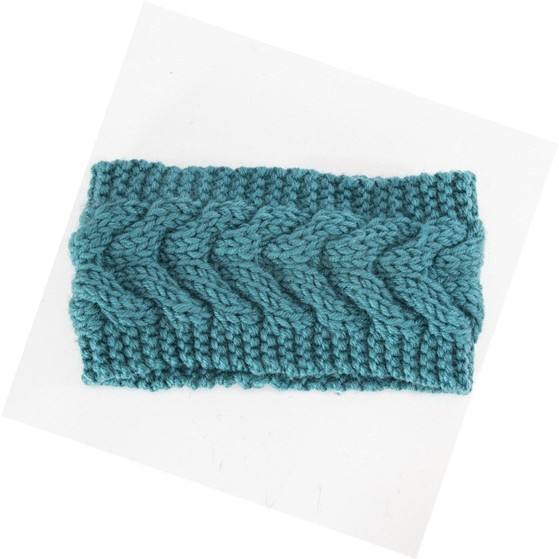 New Knitted Knot Cross Headband for Women Autumn Winter Girls Hair Accessories Headwear Elastic Hair Band Hair Accessories
