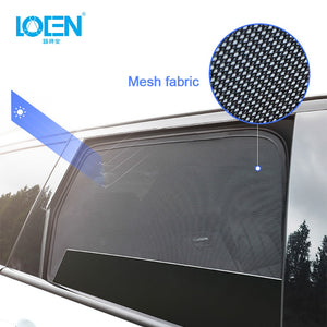 LOEN New Car Arcs Squares Side window Sunshade Windshield Sunshade Cover Shield Curtain Auto Sun Shade Block Anti-UV for SUV Car