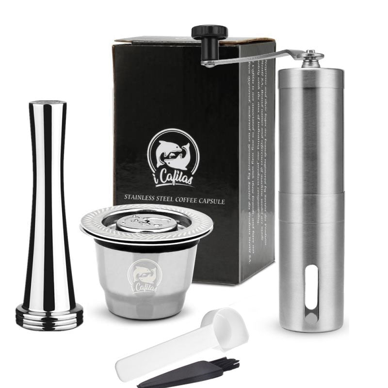 iCafilas For Nespresso Reutilisable Refillable Capsule Crema Espresso Reusable New Refillable For Nespresso