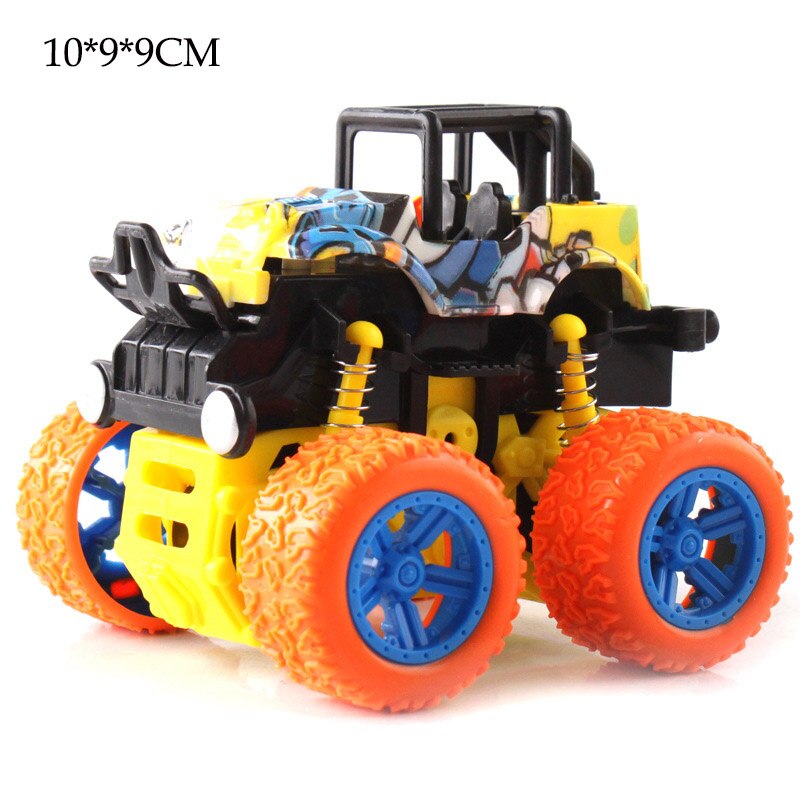 Mini inertiel tout-terrain véhicule Pullback enfants jouet voiture en plastique Friction cascadeur voiture Juguetes Carro enfants jouets pour garçons