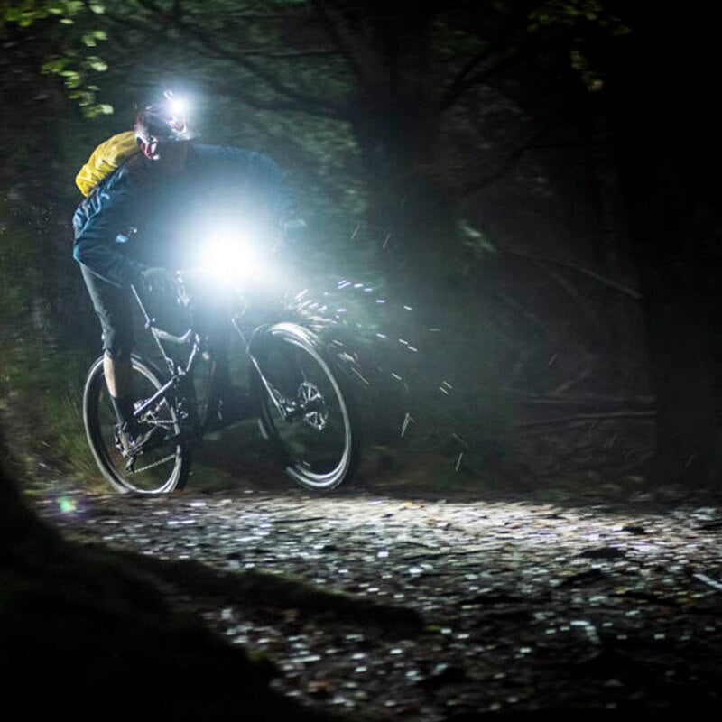 2400Mah LED Bicycle Light 2000 Lumen 3 Modes Bike Light USB Charge Aluminum Alloy Cycling Light Waterproof Bike Accessory