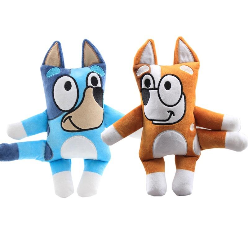 28cm Bluey Bingo peluche poupée jouets enfants garçons filles dessin animé Bluey famille papa maman Animal chien en peluche jouet pour enfants cadeaux d'anniversaire