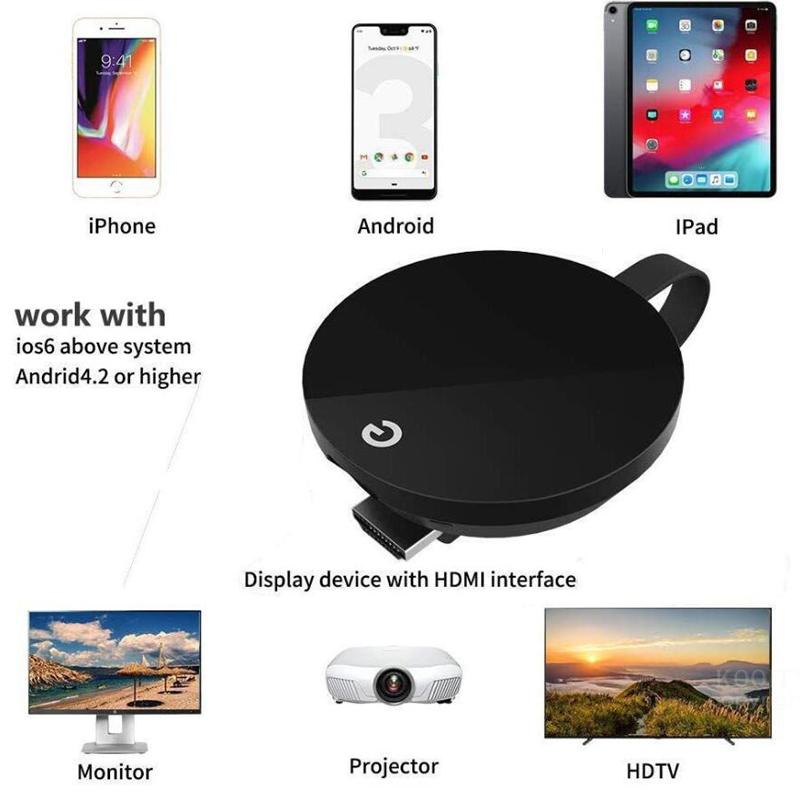 4K tv bâton 5G sans fil wifi HDMI affichage pour chromecast 3 2 miracast airplay DLNA dongle anycast pour Google home chrome netflix