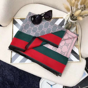 Winter Shawls Thick Warm Lady Scarves Pashmina Wraps Print Female Stoles