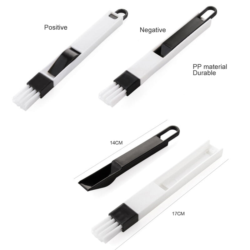 Useful Microfiber Window cleaning brush air Conditioner Duster cleaner with washable venetian blind blade cleaning cloth