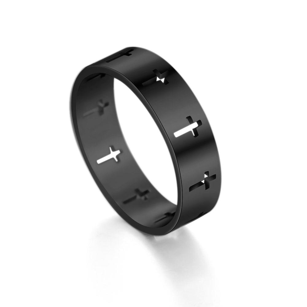 Skyrim Fashion Simple Stainless Steel Couple Ring for Women Men Casual Finger Rings Jewelry Engagement Anniversary Gift 2021 New
