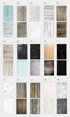 [Buy 5 Free 1]57X87cm Photography Marbling Backdrop 2 Sided Photo Background Wood Grain Waterproof Backdrops Paper Studio Photo
