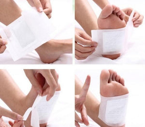 Kinoki 10pcs Pads+10pcs  Kinoki Detox Foot Patches Pads Body Toxins Feet Slimming Cleansing HerbalAdhesive Hot Foot Massager